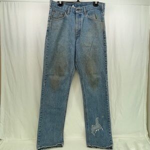 Carhartt Traditional Fit Work Jeans Light Wash Denim Men’s Size 32x34
